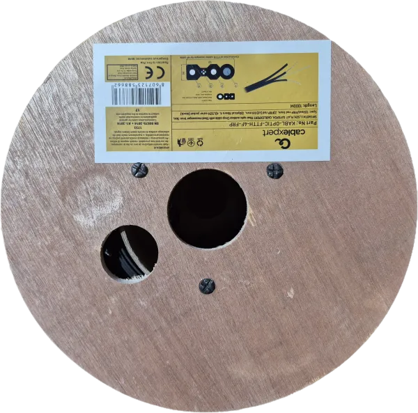 GEMBIRD KABL-OPTIC-FTTH-4F-FRP * Gembird Opticki kabl 4-vlakna SM G657A1 Flat, Outdoor, sa sajlom 1mm, 1000m Slika 4