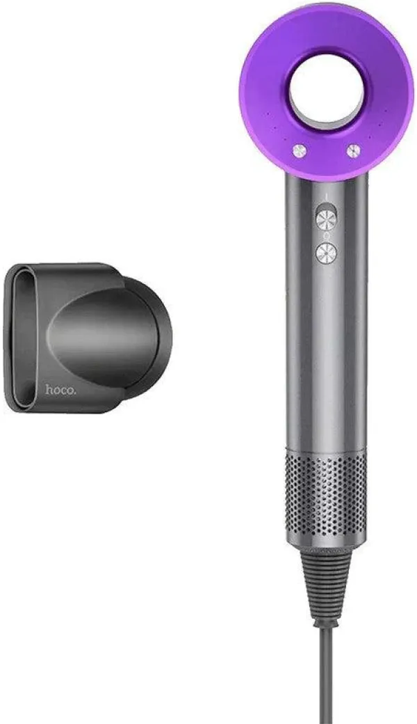 hoco.HP11 Plus Purple Fen za kosu sa negativnim jonima, 1600W Slika 3