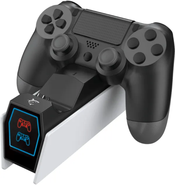 WHITE SHARK PS4 Ringside dock za punjenje dva PS4 kontrolera Slika 1