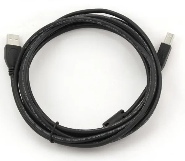 GEMBIRD CCF-USB2-AMBM-10 Gembird USB 2.0 A-plug B-plug ferit kabl za stampac 3m Slika 2