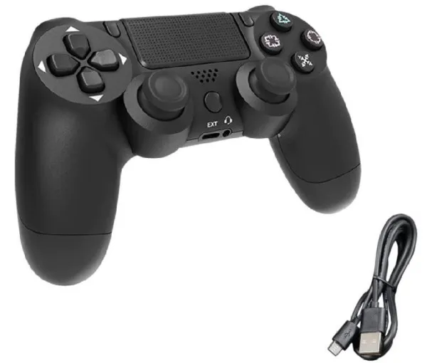 GEMBIRD JPD-Wireless-Thrillershock PC/PS4 BLACK Gembird Bezicni gamepad sa dvostrukom vibracijom v2 Slika 4