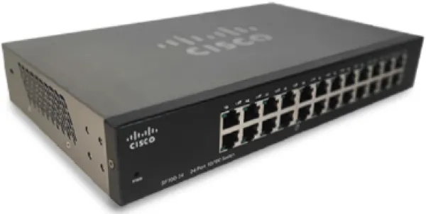 Cisco SF100-24 24-PORT 10/100 SWITCH REFABRIKOVANO Slika 1