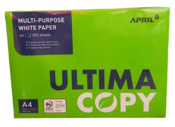 Papir Fotokopir ULTIMA COPY A4/75g m2/ 500Lista za laser, inkjet i fotokopir masine Ris papira Slika 2