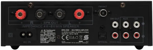 Multimedijalno mini pojaèalo sa BT vezom, 2x50W, BTA250 Slika 4