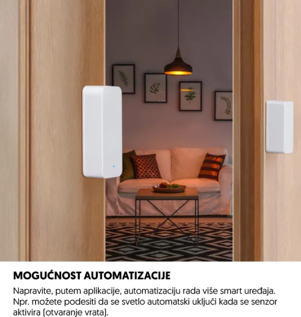 SMART senzor za vrata i prozore, WIFI, Tuya app, WFS-D06 Slika 3