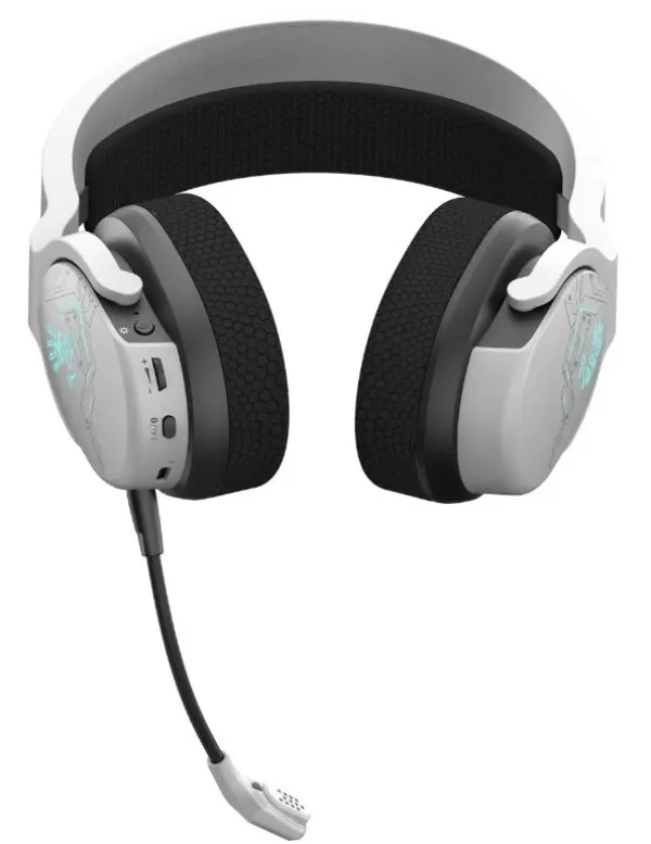 A4 TECH A4-GR370 WHITE A4Tech Bloody gejmerske slusalice sa mikrofonom, BTv5.3+2,4Ghz+kabl, 50mm/16ohm, RGB Slika 6