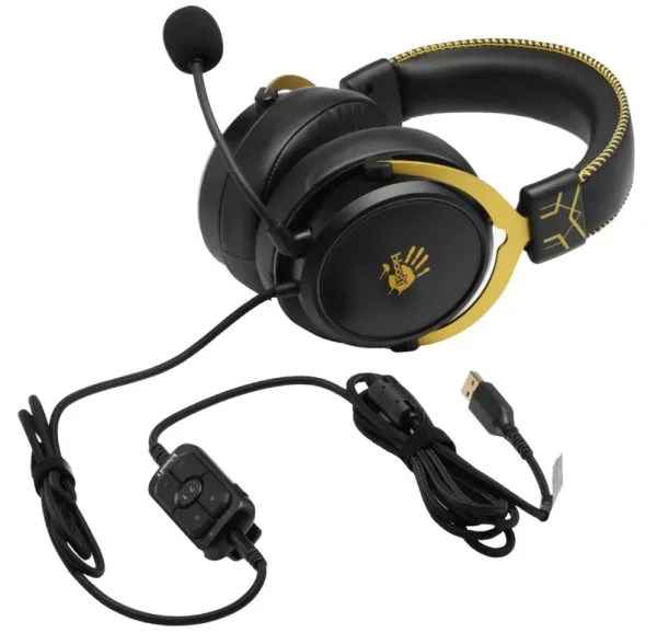A4 TECH A4-M590i LIME A4Tech Bloody gejmerske slusalice sa mikrofonom, 7.1 SURROUND, 50mm/16ohm, 3.5mm+USB Slika 7