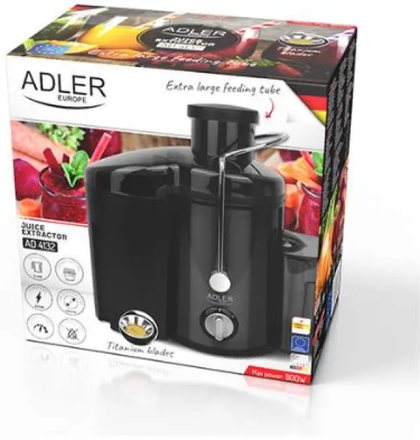 ADLER AD4132 SOKOVNIK 800W CRNI Slika 1