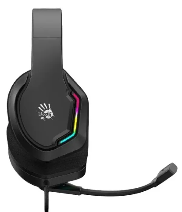 A4 TECH A4-G260P BLACK A4Tech Bloody gejmerske slusalice sa mikrofonom, 50mm/16ohm, USB za RGB, 3,5mm Slika 1