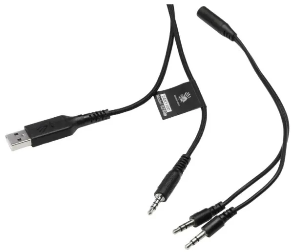 A4 TECH A4-G260P WHITE A4Tech Bloody gejmerske slusalice sa mikrofonom, 50mm/16ohm, USB za RGB, 3,5mm Slika 8