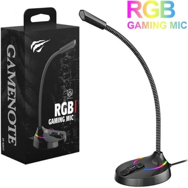 Havit Gejmerski USB Mikrofon RGB 2m GK55 Slika 2