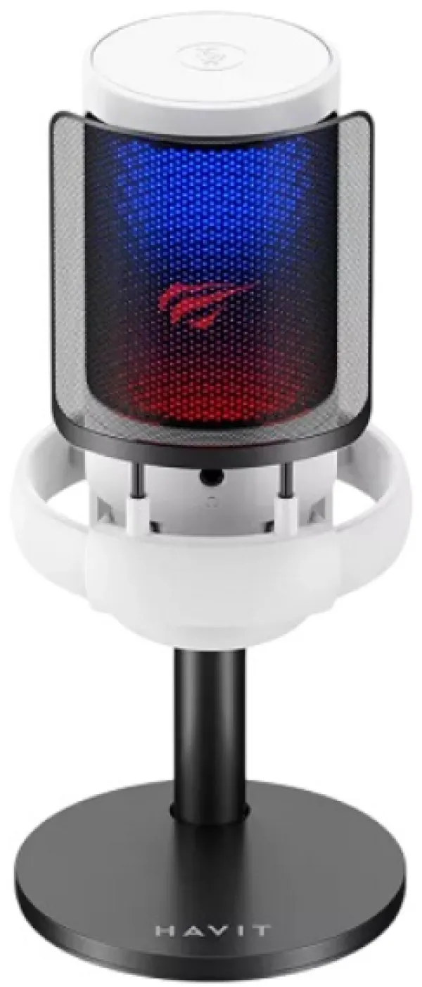 HAVIT raèunarski mikrofon GK50 RGB beli Slika 1