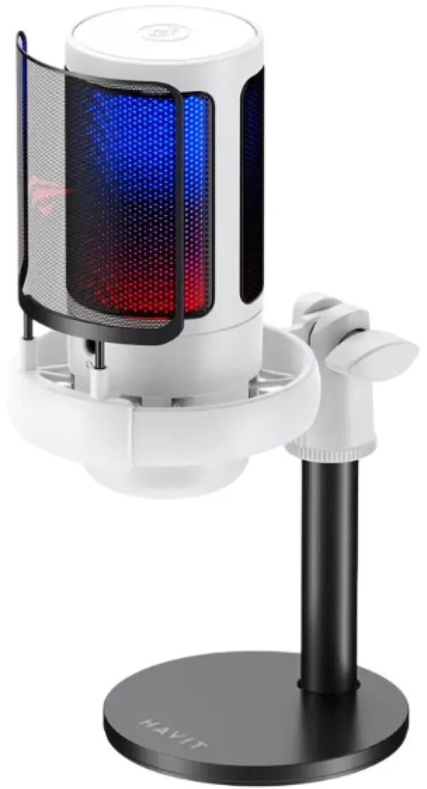 HAVIT raèunarski mikrofon GK50 RGB beli Slika 4