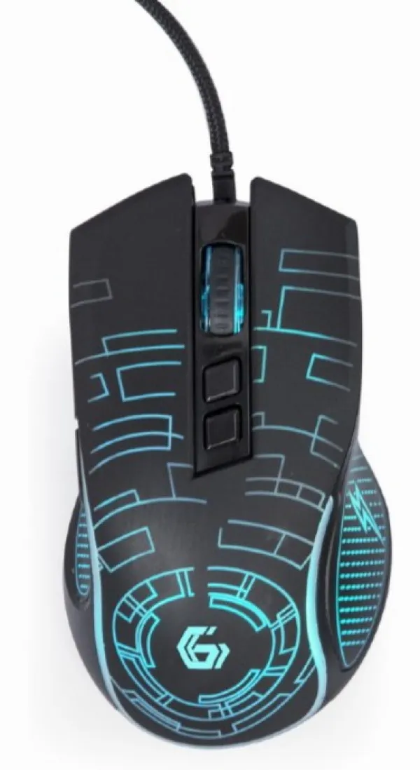 GEMBIRD MUSG-RGB-01 Gembird USB LED gaming mis, 1200-3600DPI 7-button 124mm Slika 6