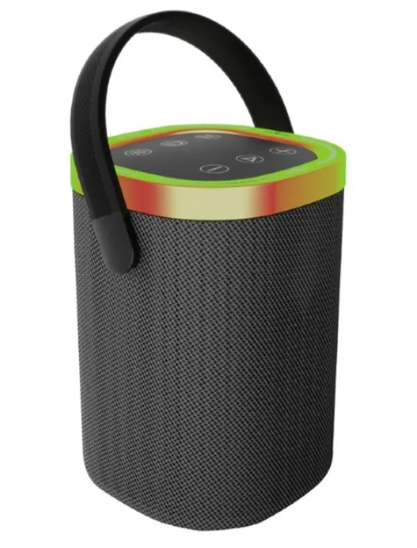 GEMBIRD SPK-BT-LED-06 Gembird Portable Bluetooth LED speaker, 10W, BT, FM, USB, Handsfree, Black Slika 1