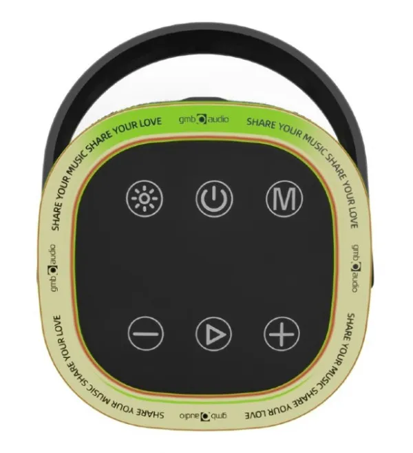 GEMBIRD SPK-BT-LED-06 Gembird Portable Bluetooth LED speaker, 10W, BT, FM, USB, Handsfree, Black Slika 3