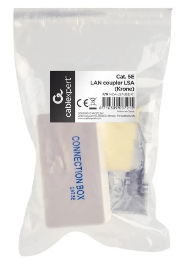 GEMBIRD NCA-LSAU5E-01 Gembird Cat. 5E LAN coupler, LSA (Krone) Slika 6