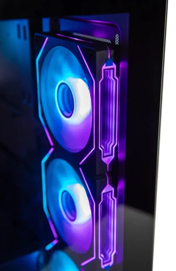 Kuciste UGD Mystery SV13 ATX, providna stranica, ugradjena 4xRGB kulera, Crno Slika 4