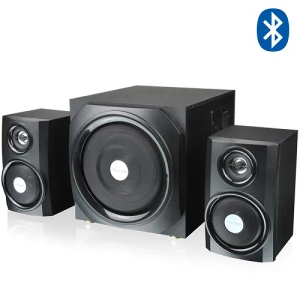 MICROLAB Microlab TMN9BT Aktivni drveni zvucnici 2.1 sistem 40W RMS (18W+2*11W) SD, USB, 3,5mm, Bluetooth Slika 2