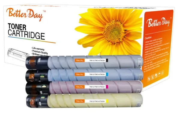 Toner BetterDay TN512, TN514, TN324 M MPS zam. kaseta za Konica Magenta 26k Slika 3