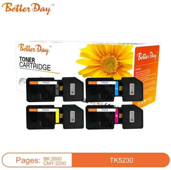 Toner BetterDay C-TK5230 Y (Low temperature toner) zam. kaseta za Kyocera Yellow 2.2k Slika 3