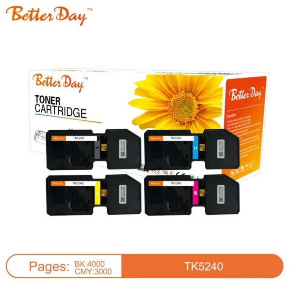 Toner BetterDay C-TK5240 Y M5526cdw / P5026cdw / P5026 zam. kaseta za Kyocera Yellow 3k Slika 3