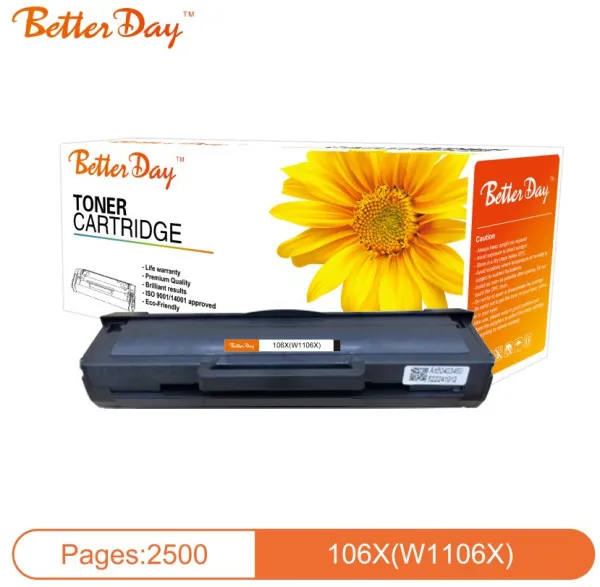Toner BetterDay W1106X, 107/135 zam. kaseta za HP 2.5k (sa cipom) Slika 3
