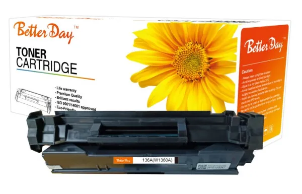 Toner BetterDay 136A, W1360A zam. kaseta za HP 1.15k (sa cipom) Slika 1