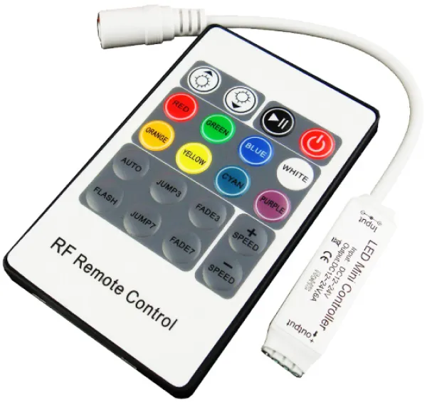 LED RGB kontroler, RF daljinac 20K, 12V/72W Slika 1