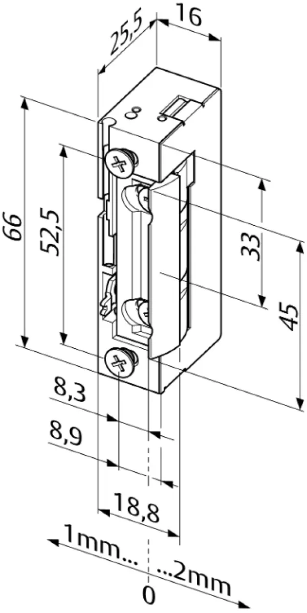 effeff Električni prihvatnik 118-A71 10-24V AC/DC BASIC b.c. Slika 2