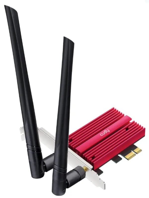 CUDY Cudy WE3000S 2.0v AX5400 Wi-Fi 6E Bluetooth 5.3 PCI-E Adapter Slika 5