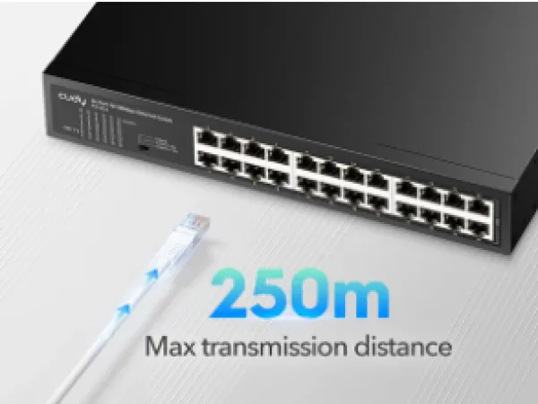 CUDY Cudy FS1024 24-Port 10/100 Mbps Ethernet Switch Slika 5