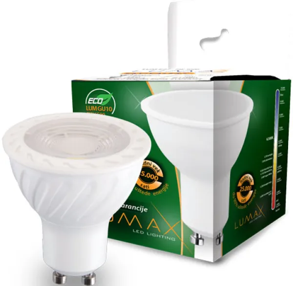 Lumax ECO LED sijalica GU10 5W, 6500K Slika 1