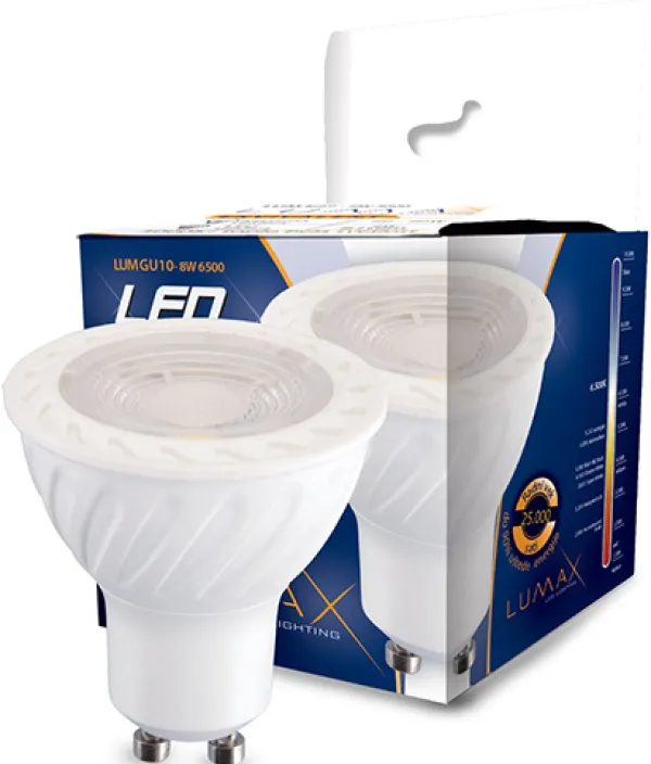 Lumax LED sijalica GU10 8W, 6500K Slika 1