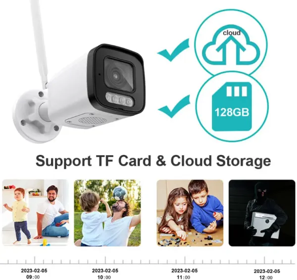 CAM-IP5MP-B6-5X GMB kamera 5 mpx microSD iCSee xmeye pro app Two-way voice Bullit ip66 2.8-12mm Slika 2