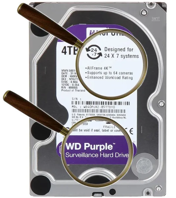 HDD 3.5 ** 4TB WD43PURZ WD Purple 24/7 5400RPM 256MB SATA3 Slika 4