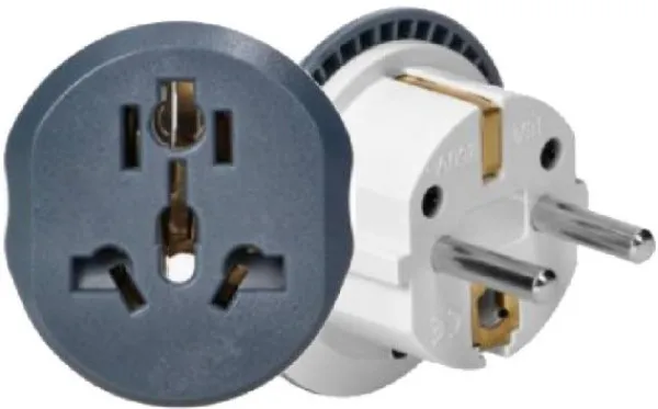 GMB SMART-D1849 Gembird Travel adapter 168 Svetski (UK, SAD, AUS) na Evropski 13A Slika 3