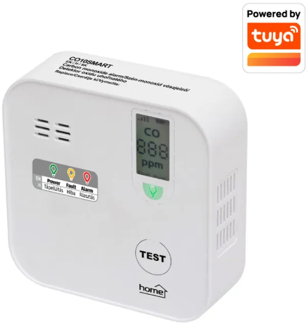 HOME SMART alarm ugljen monoksida (prema EN 50291-1) CO10SMART Slika 1
