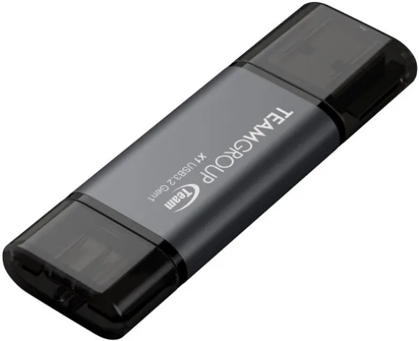 TEAM GROUP TeamGroup 256GB X1 USB + Tupe-C 3.2 BLACK TX13256GC01 Slika 4