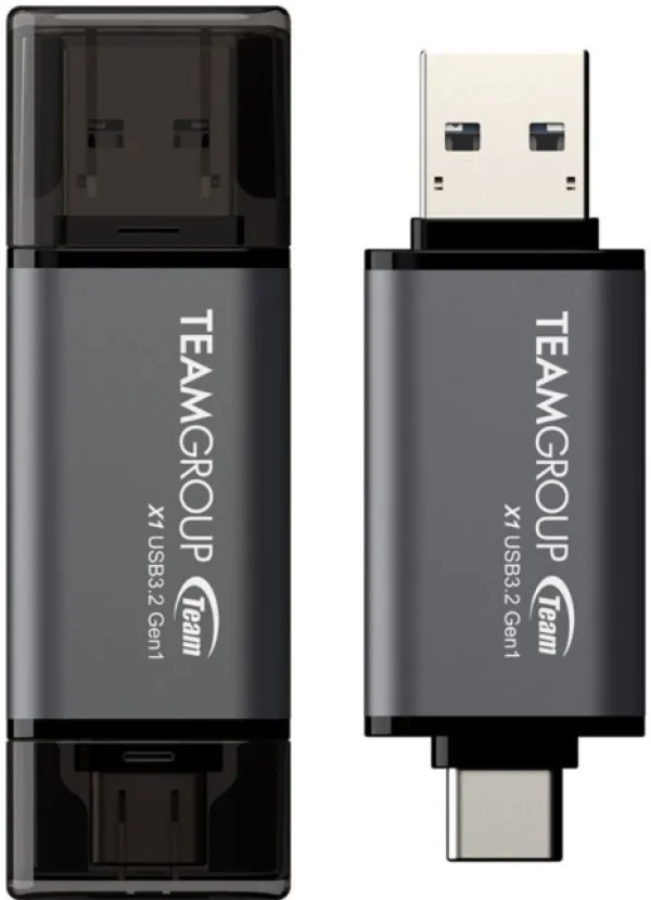 TEAM GROUP TeamGroup 256GB X1 USB + Tupe-C 3.2 BLACK TX13256GC01 Slika 5