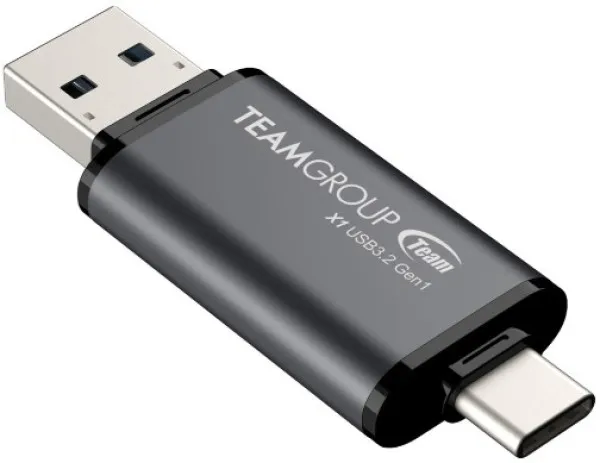 TEAM GROUP TeamGroup 256GB X1 USB + Tupe-C 3.2 BLACK TX13256GC01 Slika 2
