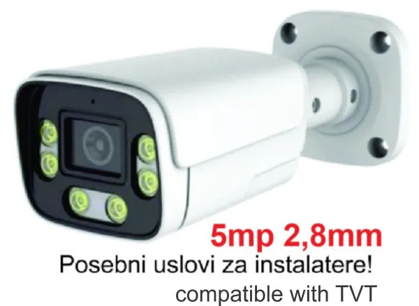 GEMBIRD CAM-IP5MP-HAQ60D GMB kamera 5mp APP P6SLite 2.8mm-F1.6 POE, IP66 DuaL LED 6xIR+6xFull Color, MIC,25m Slika 3