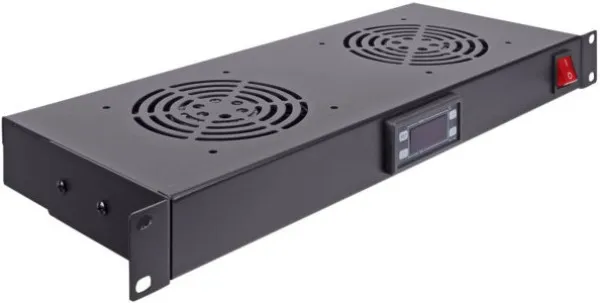 ExeLink Ventilator panel sa 2 ventilatora, kontrolerom temperature i kablom za napajanje Slika 2