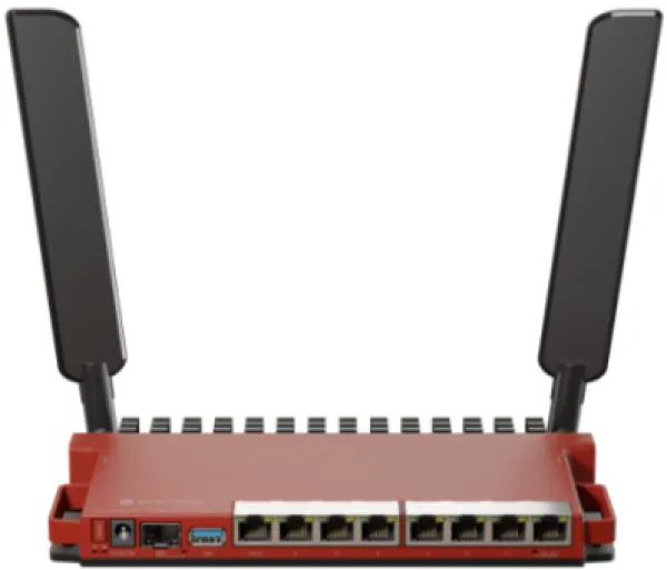 MikroTik L009UiGS-2HaxD-IN in desktop case with routerOS L5 MT161 Slika 1
