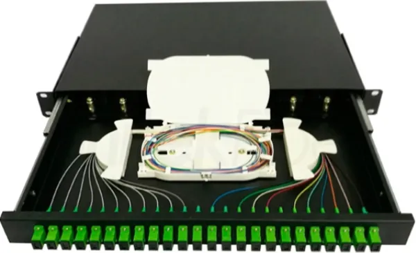 Optièki patch panel ExeLink sa 24 konektora SC/APC za rek orman Slika 1