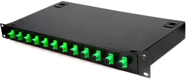 Optièki patch panel ExeLink sa 12 konektora SC/APC za rek orman Slika 2