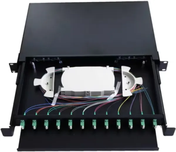 Optièki patch panel ExeLink sa 12 konektora SC/APC za rek orman Slika 1