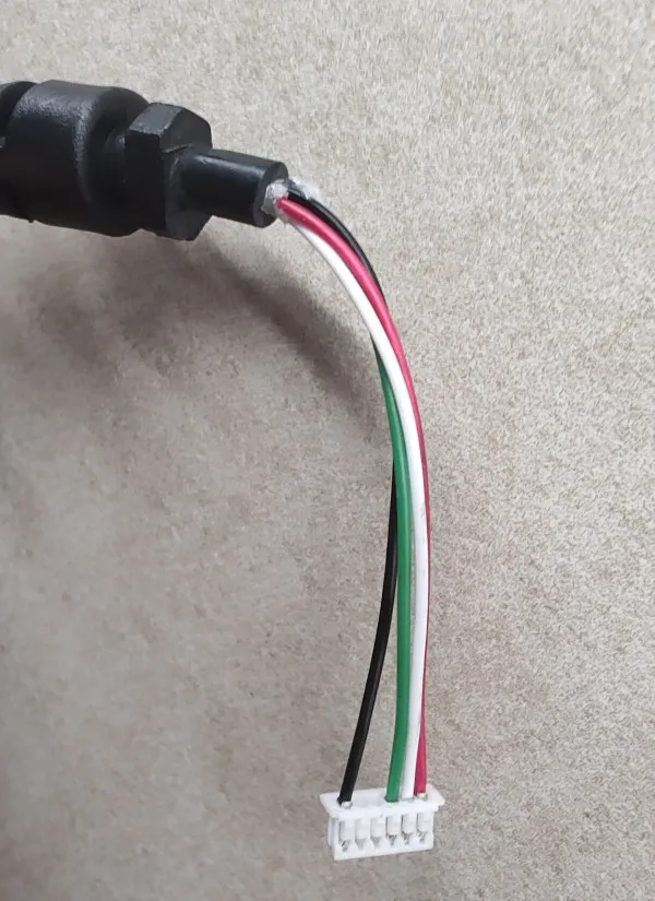 GMB POS-Cable Kabl USB na 6pin-a skener za 3208 ccrni 1.8m Slika 3