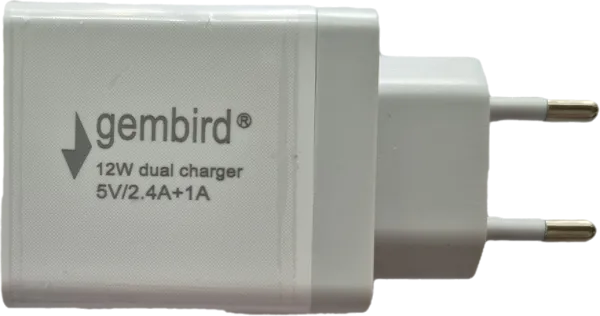 GEMBIRD NPA-AC26 ** Gembird punjac za telefone i tablete 2x5v/2.4A+1A 12W +micro USB DATA kabl 1M (263) Slika 1