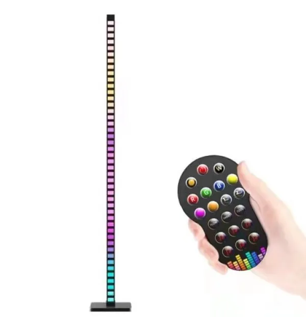 MIT.EL Podna lampa M69-B RGB+IC crna 10W LED sa daljinskim 20 tastera i adapterom 5V 2A Slika 1